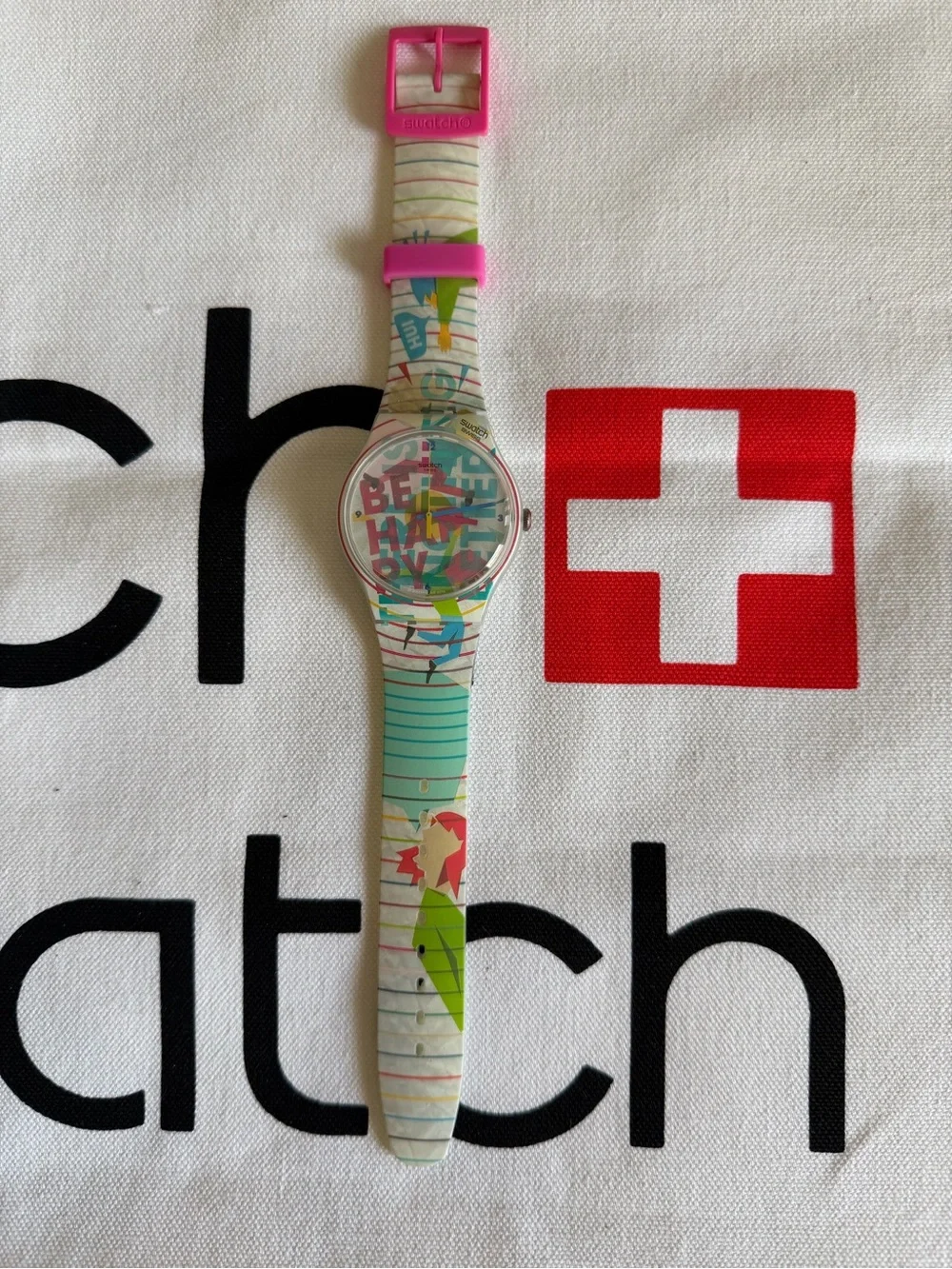 Swatch Go Happy SUOZ196 41mm Unisex
